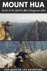 Mount Hua Guide to the World's Most Dangerous Hike Our Quarter Life Adventure Travel Blog