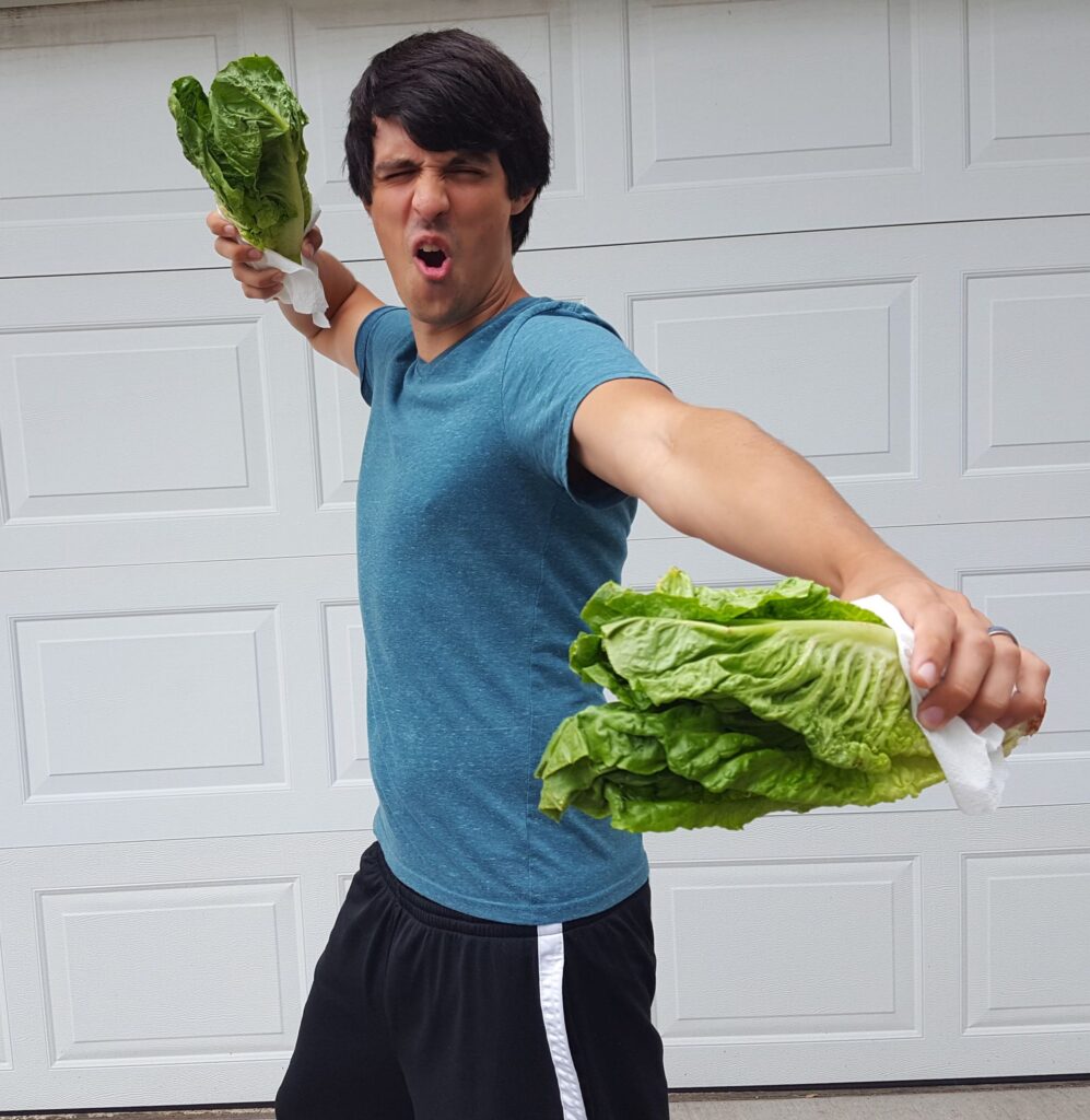 Romaine Lettuce Karate