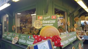 Viktualienmarkt Market Munich Germany Flowers Food Beer