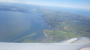 Airplane view of New Zealand South Island